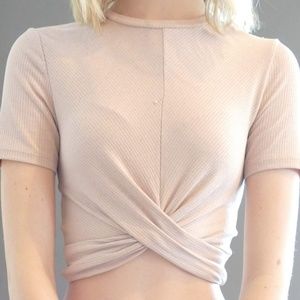 Pink Crop Top